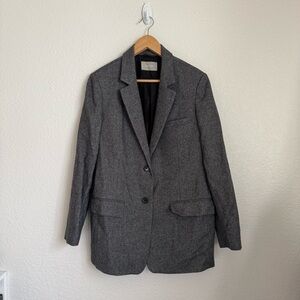 Everlane Relaxed Herringbone Blazer
